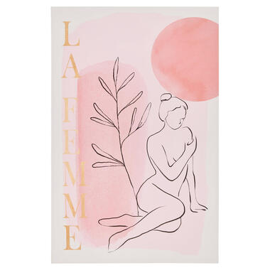 Canvas La Femme Roze product