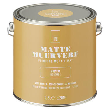Muurverf Mat Mosterd 2.5 l product
