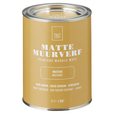 Muurverf Mat Mosterd 1 l product