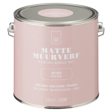 Muurverf Mat Oud Roze 2.5 l product