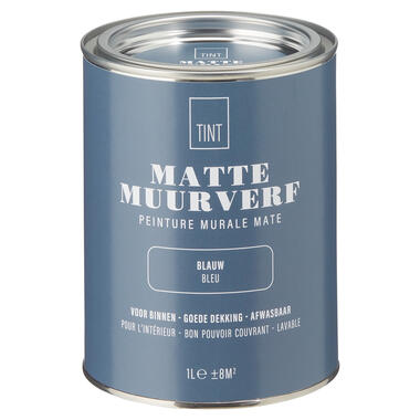 Muurverf Mat Blauw 1 l product