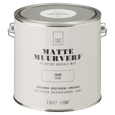Muurverf Mat Crème 2.5 l product