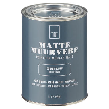 Muurverf Mat Donker Blauw 1 l product