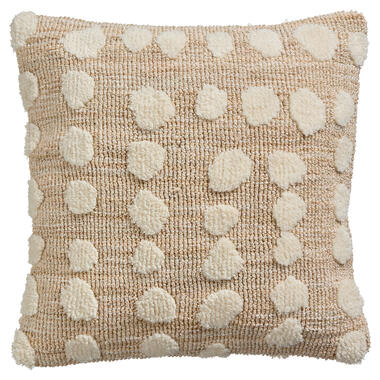 Kussen Chenille Dot Naturel 45x45 cm product