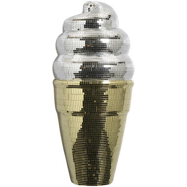 Wanddecoratie IJs Disco Goud/Zilver product