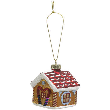 Ornament Peperkoek Huisje Bruin product