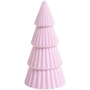 Decoratie Kerstboom Velvet Roze - 22,5 cm product