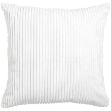 Kussen Ribb Wit 60x60 cm