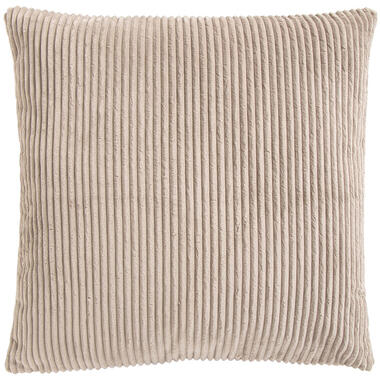 Kussen Ribb Taupe 60x60 cm