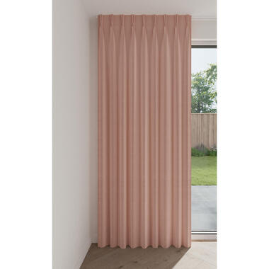 Gordijn Velours Lisa Roze