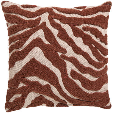 Kussen Rouche Zebra Terra 45x45 cm