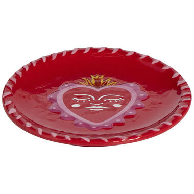 Bordje Burning Heart Rood
