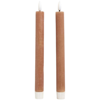 LED Kaars Terra - 2 Stuks
