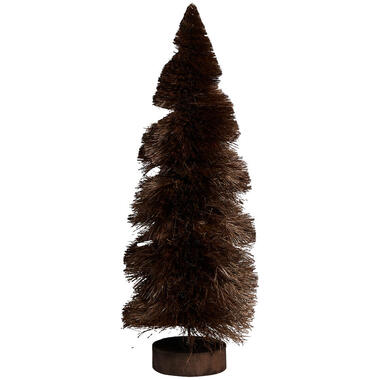 Decoratie Kerstboom Swirl Bruin