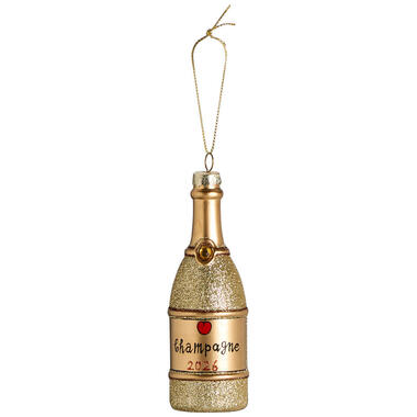 Ornament Champagne Glitter