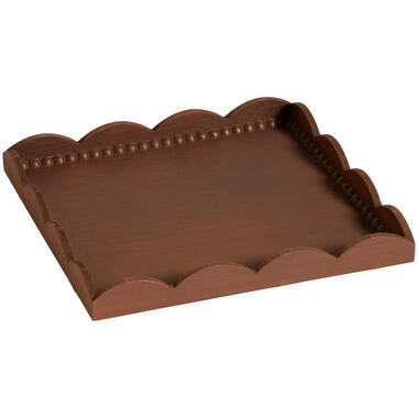 Dienblad Wavy Walnoot