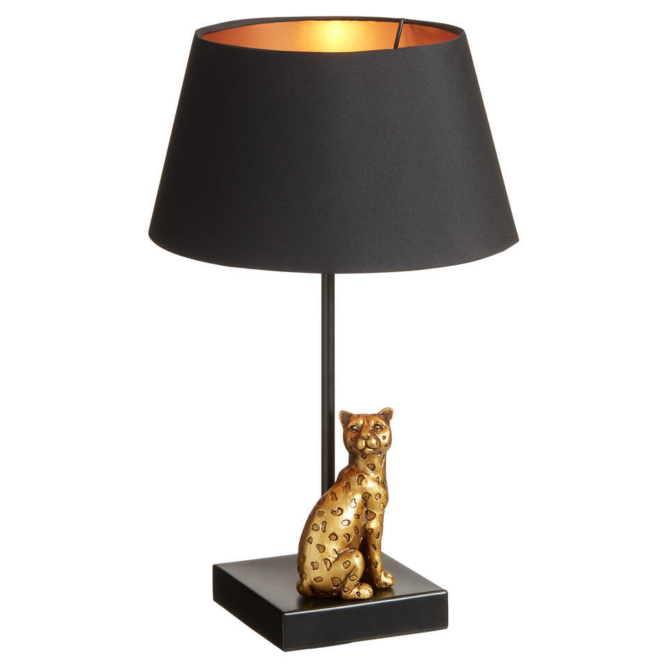 Tafellamp Leopard Zwart