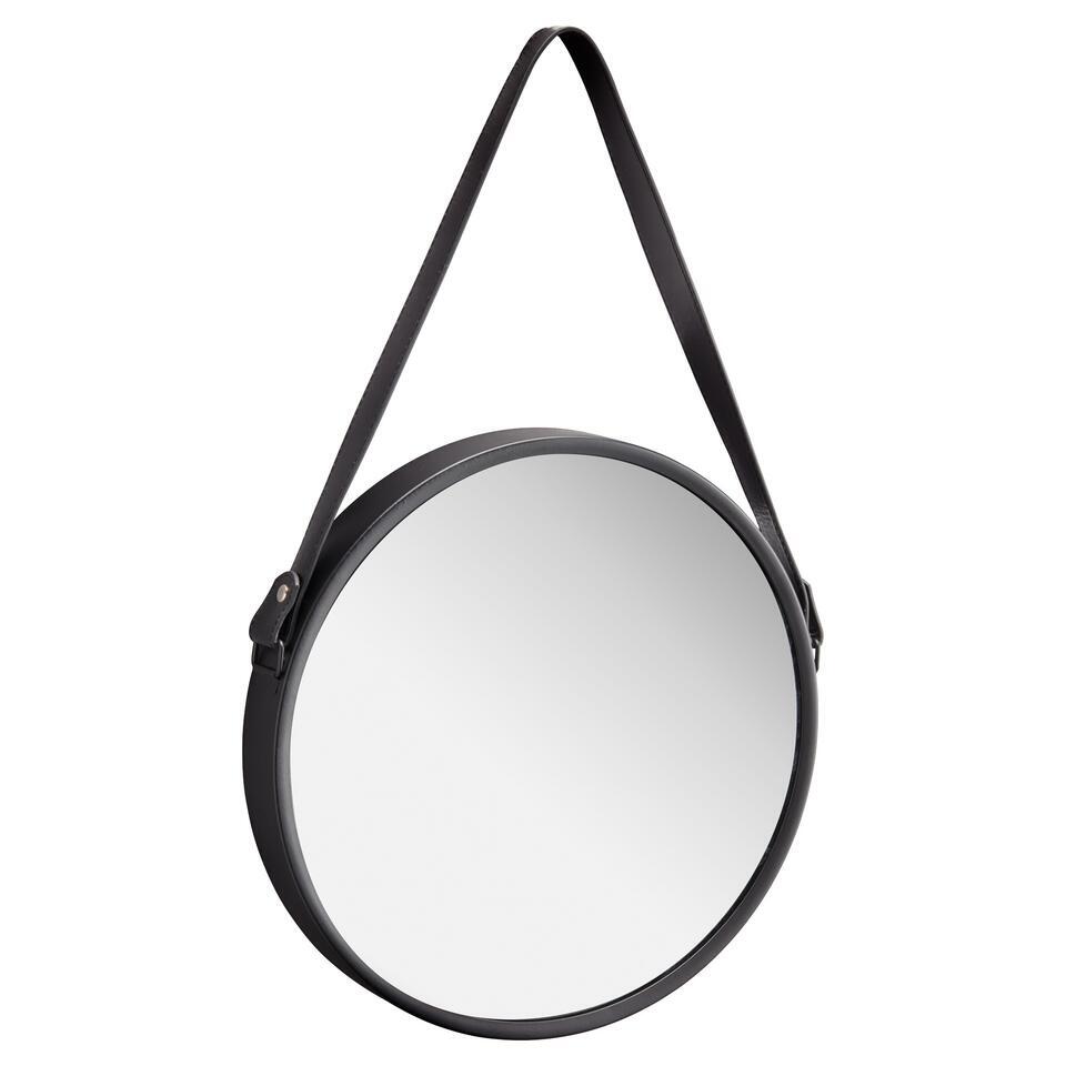 Spiegel Terlan Zwart - 33 cm