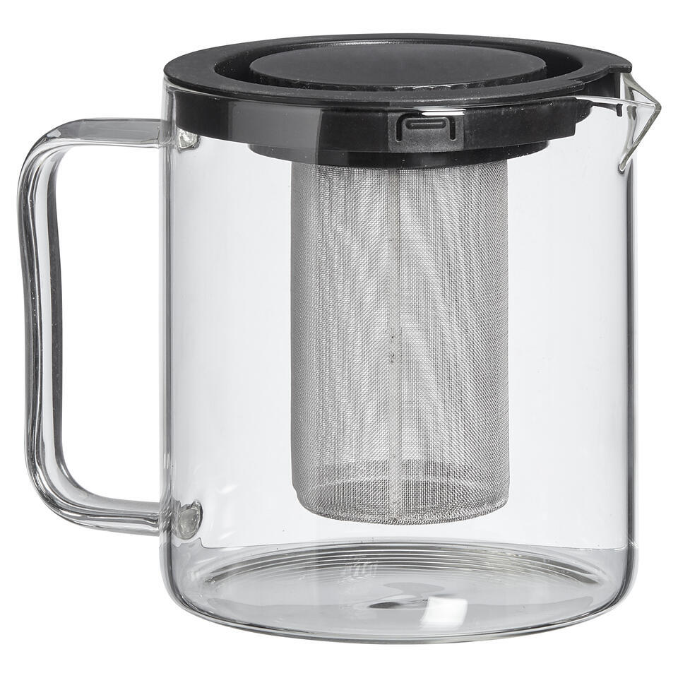 Theepot Glas Met Infuser Transparant