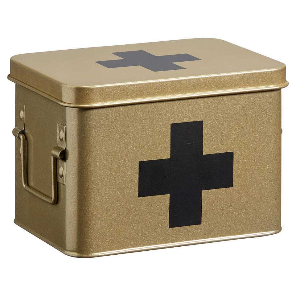 Medicijnbox Goud