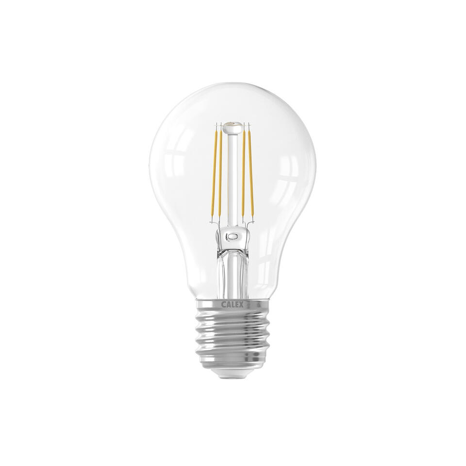 Calex LED-standaardlamp - transparant - E27 Dimbaar