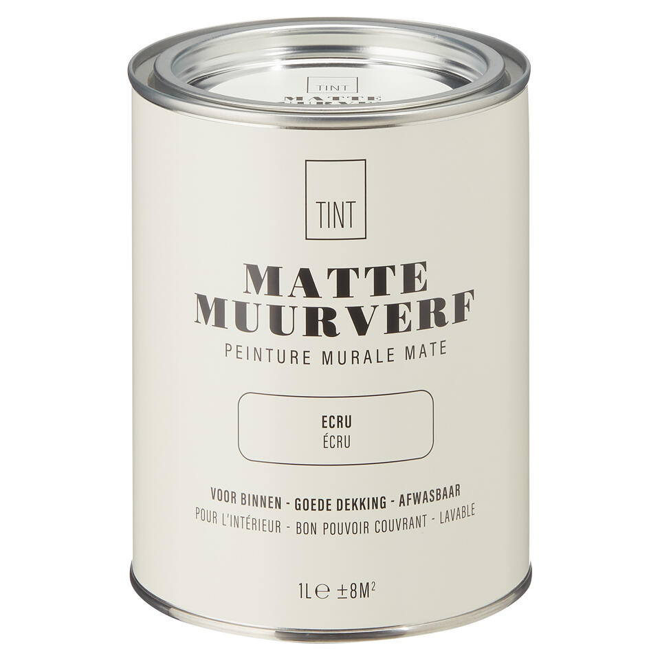Muurverf Mat Ecru - 1 l